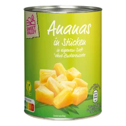 Ananas in Stücken