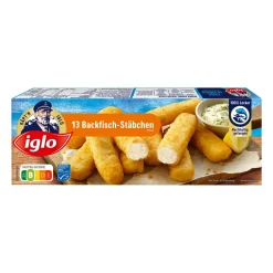 Backfisch-Stäbchen / Fischstäbchen
