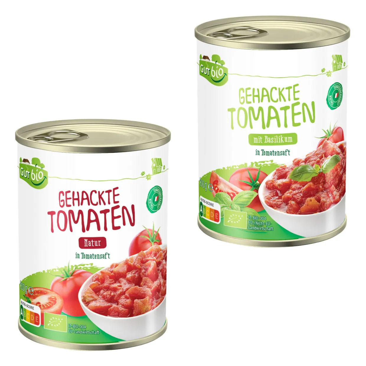 Bio-Gehackte Tomaten