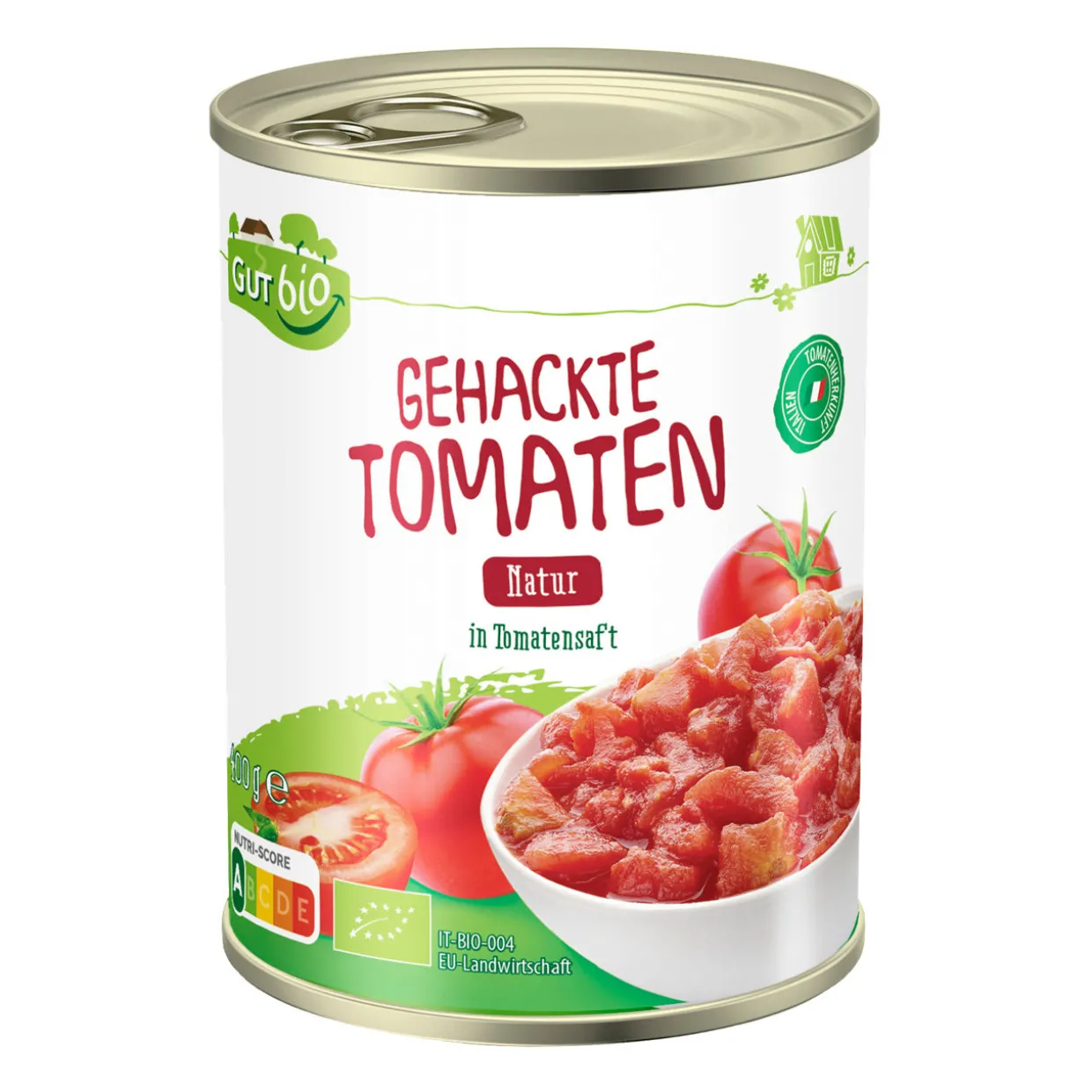Bio-Gehackte Tomaten