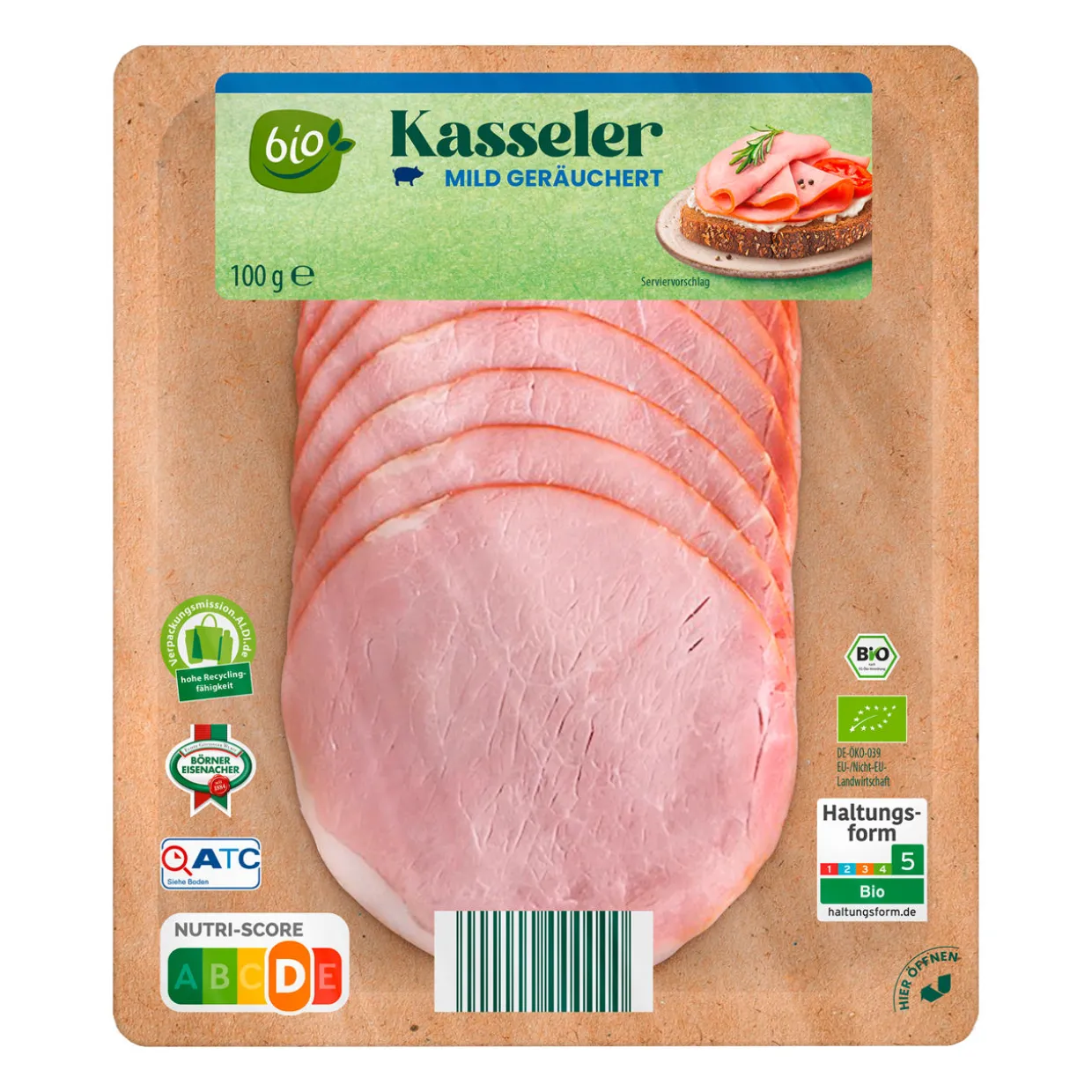 Bio-Kochschinken / -Kasseler