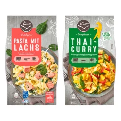 Dampfgar-Fertiggericht