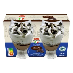 Eisdessert im Becher