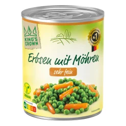 Erbsen mit Möhren
