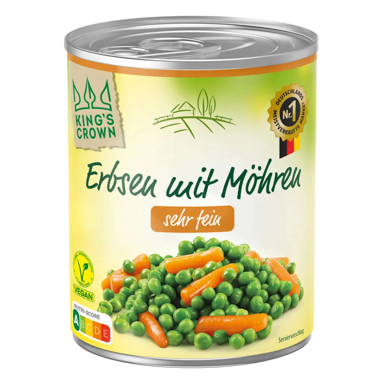 Erbsen mit Möhren