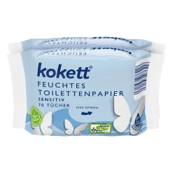 Feuchtes Toilettenpapier