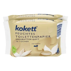 Feuchtes Toilettenpapier