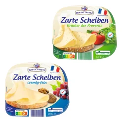 Französische Weichkäsescheiben