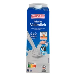 Frische Vollmilch