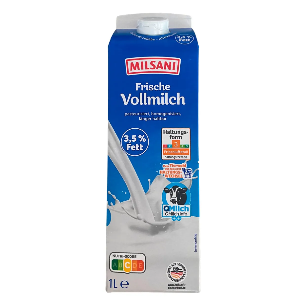 Frische Vollmilch