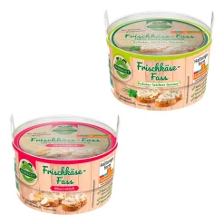 Frischkäse-Fass