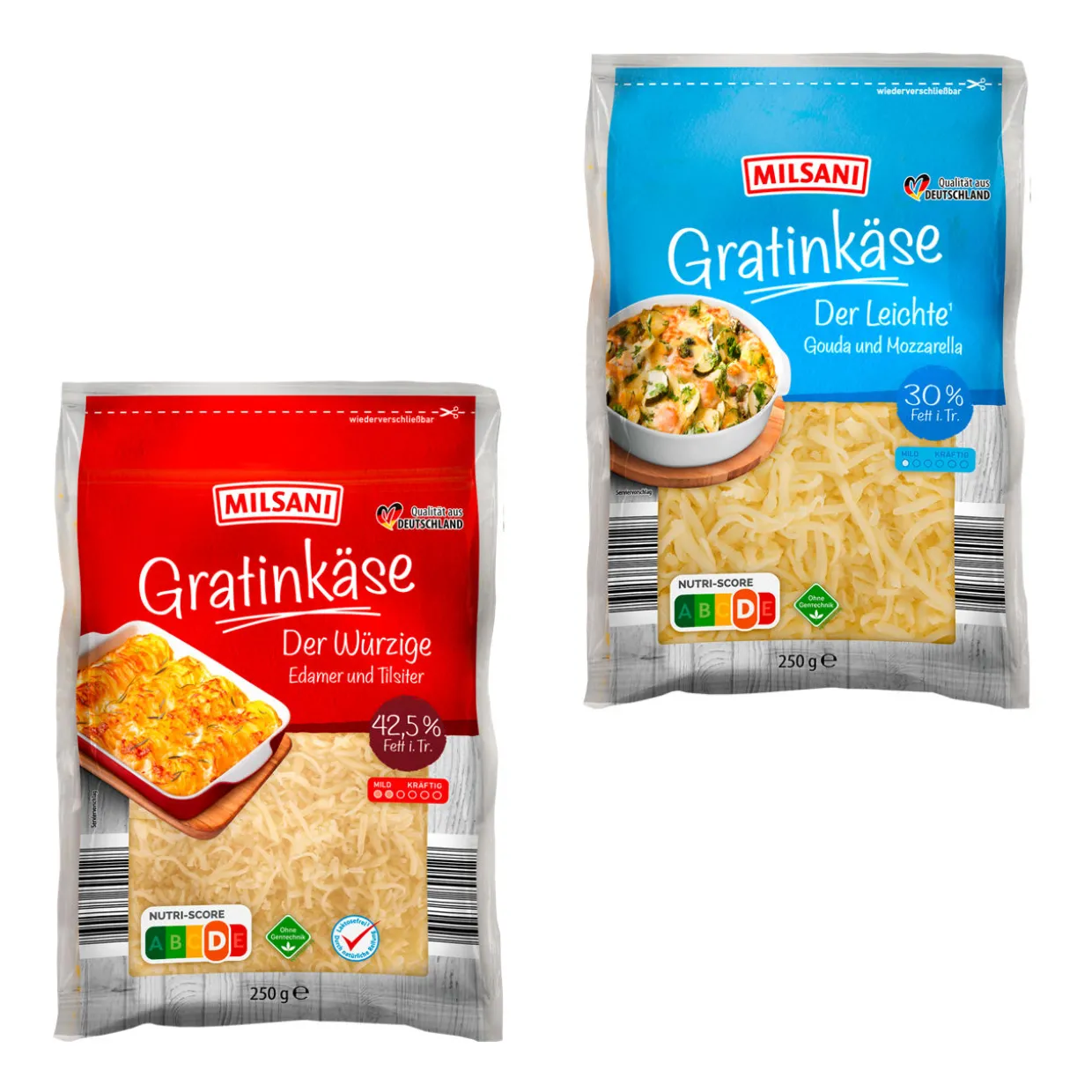 Gratinkäse gerieben