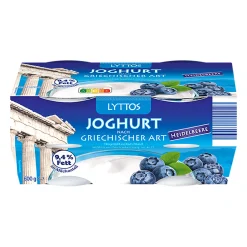 Joghurt griechische Art: Honig/Heidelbeere