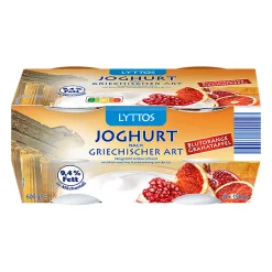 Joghurt griechische Art: Honig/Heidelbeere