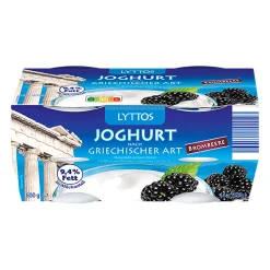 Joghurt griechische Art: Honig/Heidelbeere