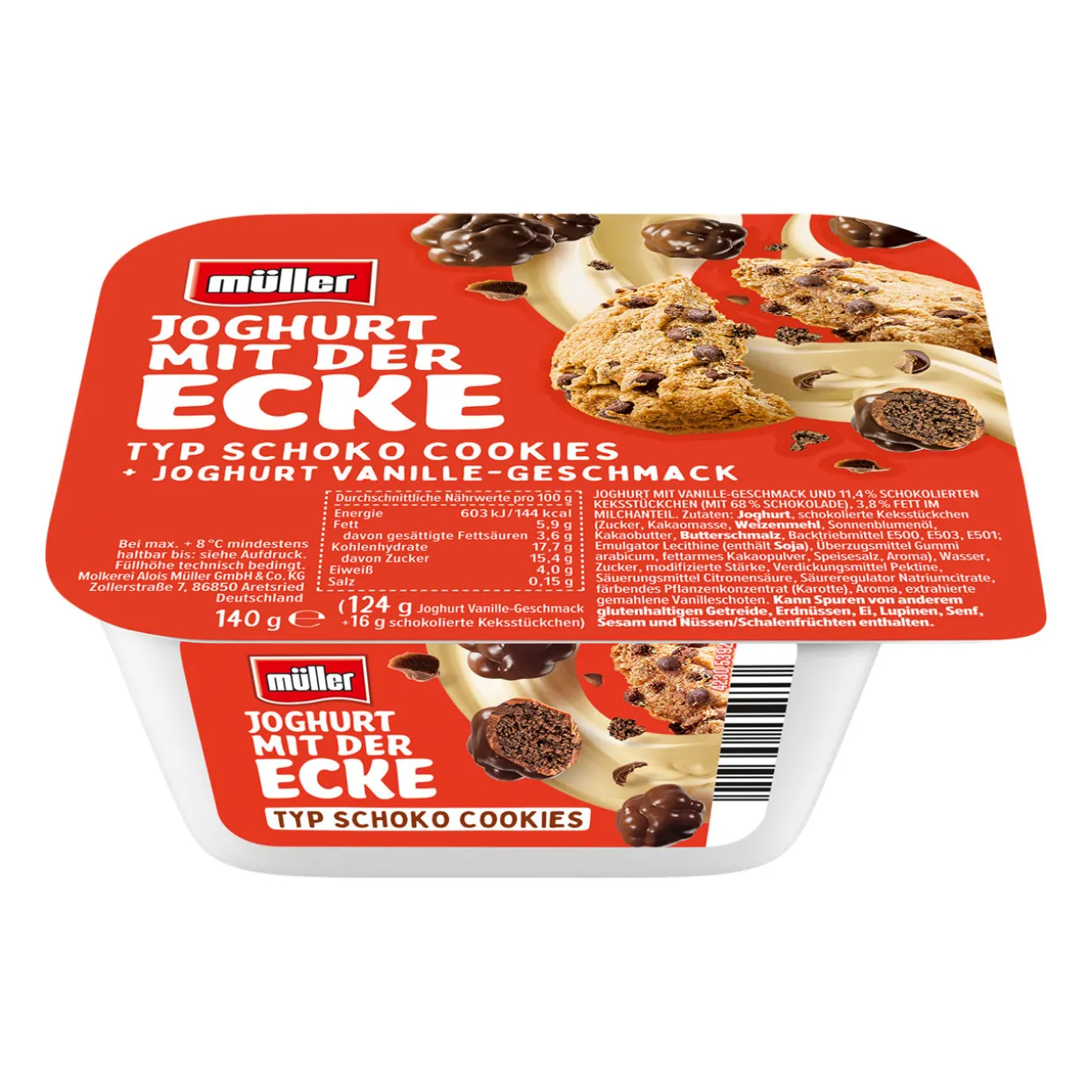 Joghurt mit der Ecke