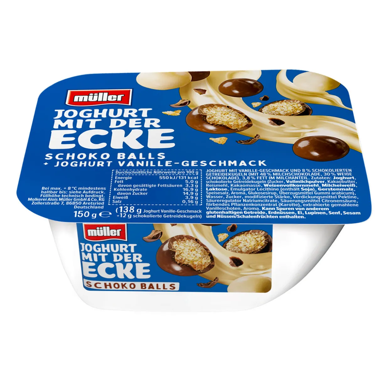 Joghurt mit der Ecke
