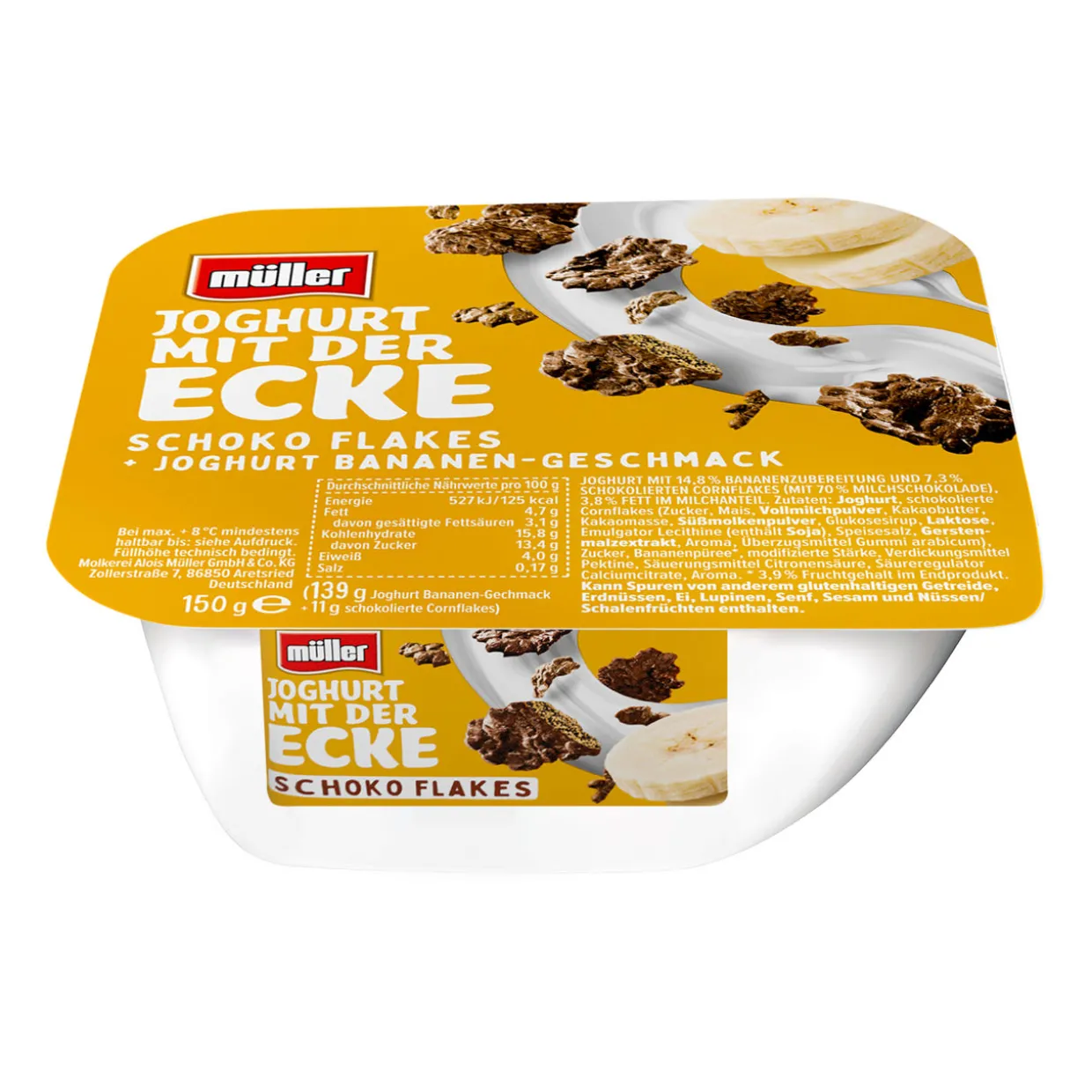Joghurt mit der Ecke