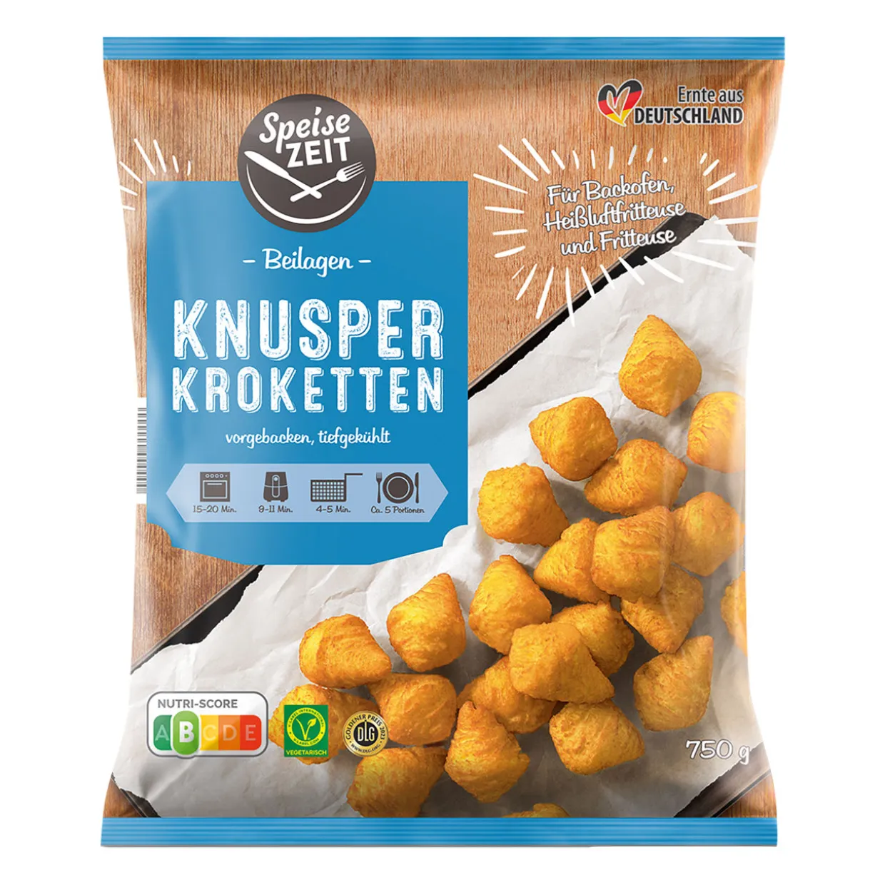 Knusper-Kroketten / -Rösti-Ecken