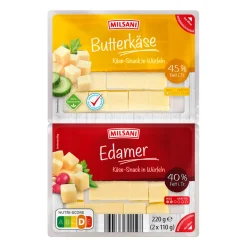 Käse-Snack in Würfeln