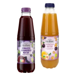 Maracuja- / Schwarze Johannisbeere Nektar