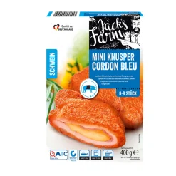 Mini Knusper-Schnitzel / Cordon Bleu