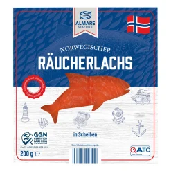 Norwegischer Räucherlachs