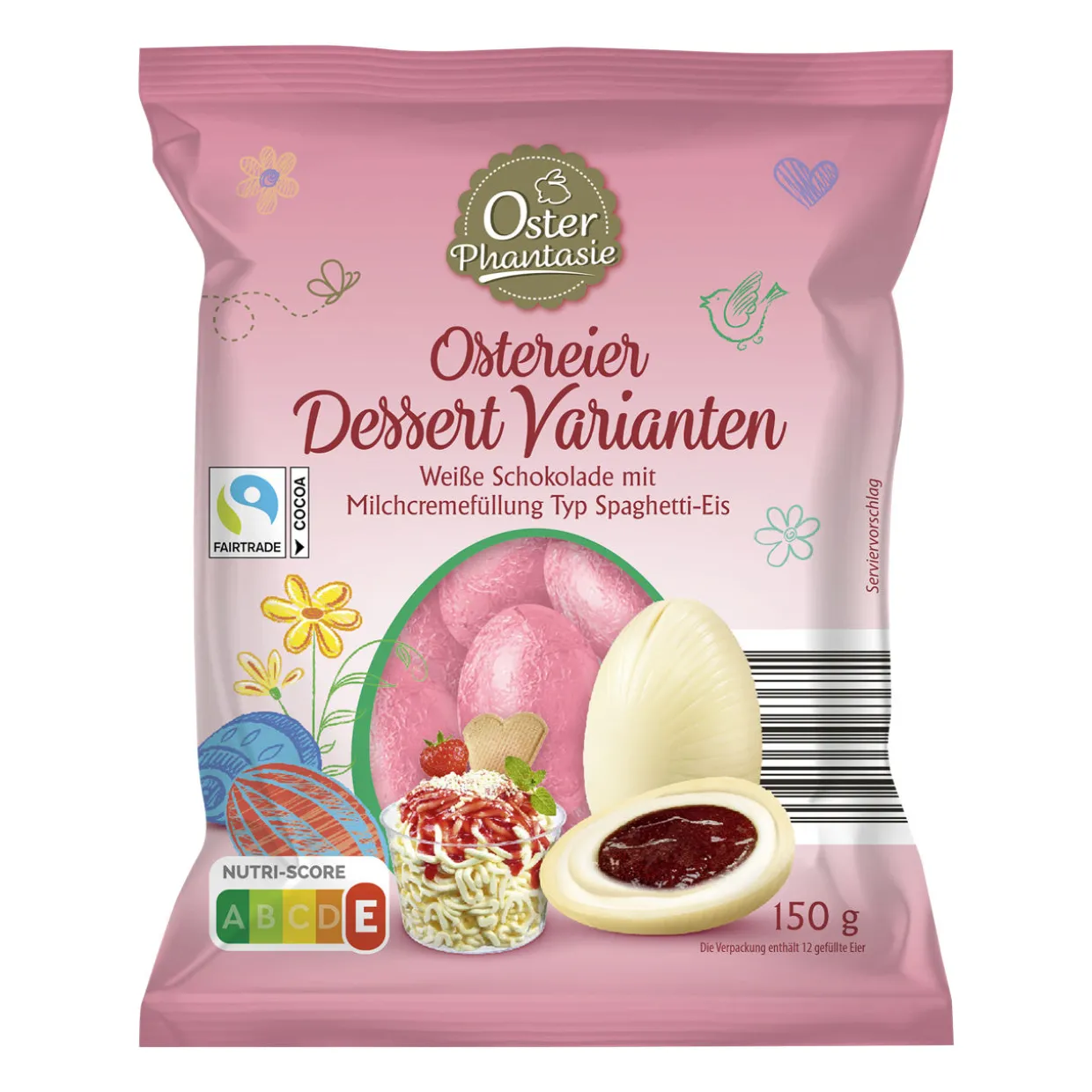 Ostereier Dessert-Varianten