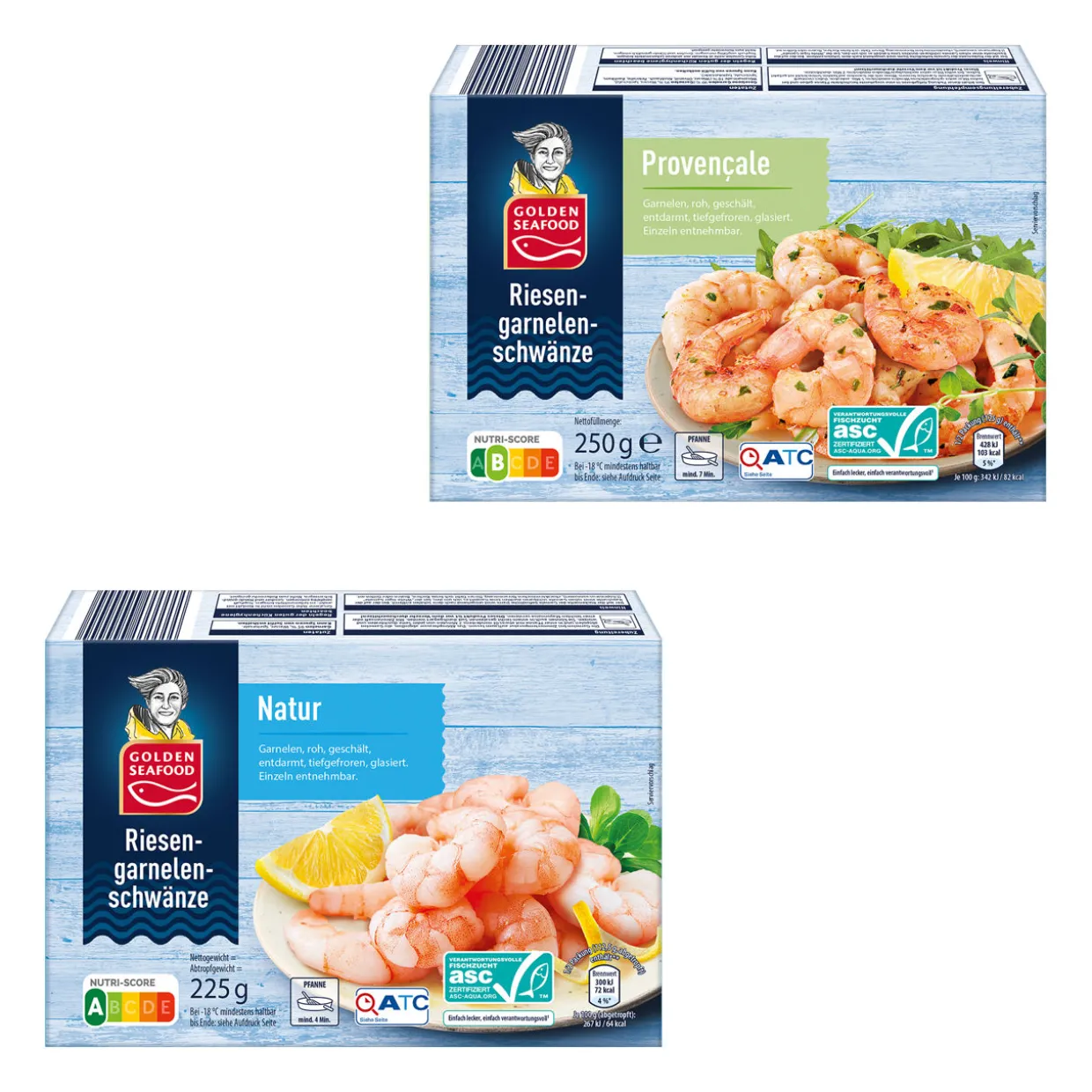 Riesengarnelenschwänze