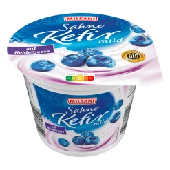 Sahne-Kefir auf Frucht