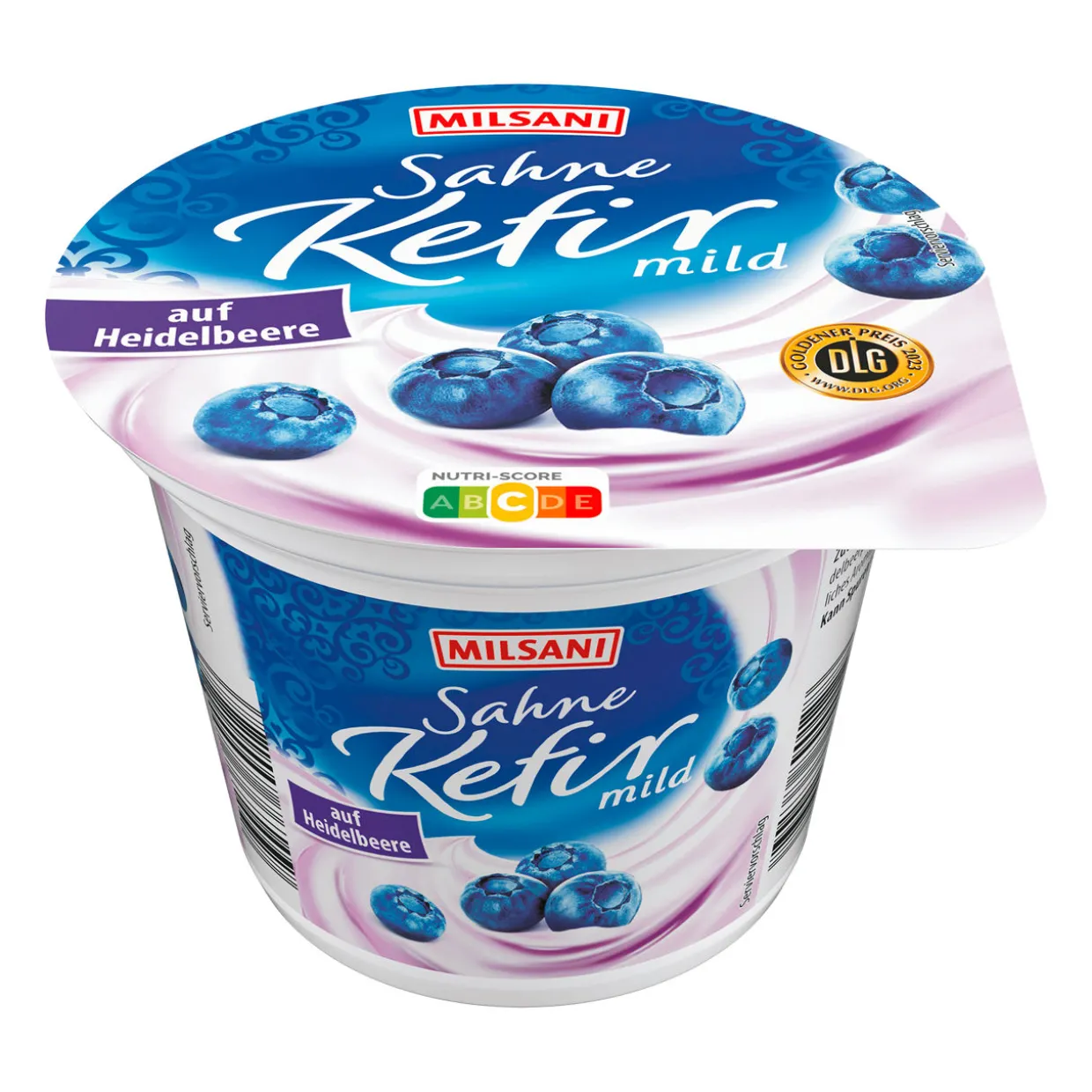 Sahne-Kefir auf Frucht
