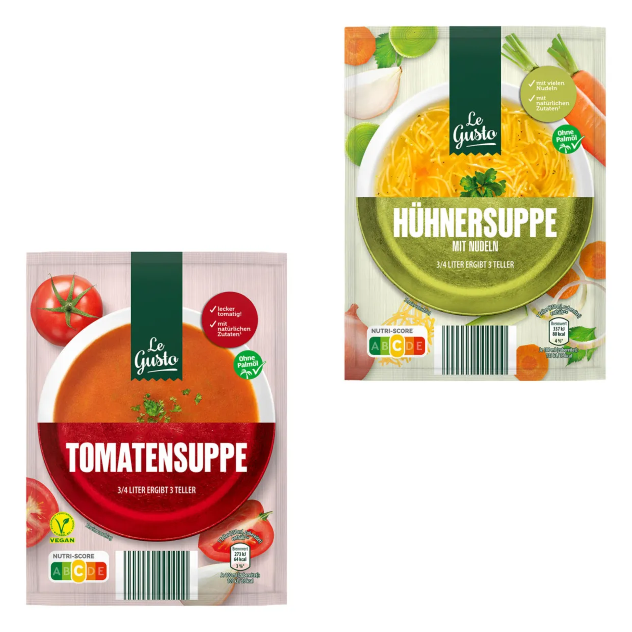 Saisonale Beutelsuppen