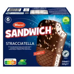 Stracciatella-Sandwich